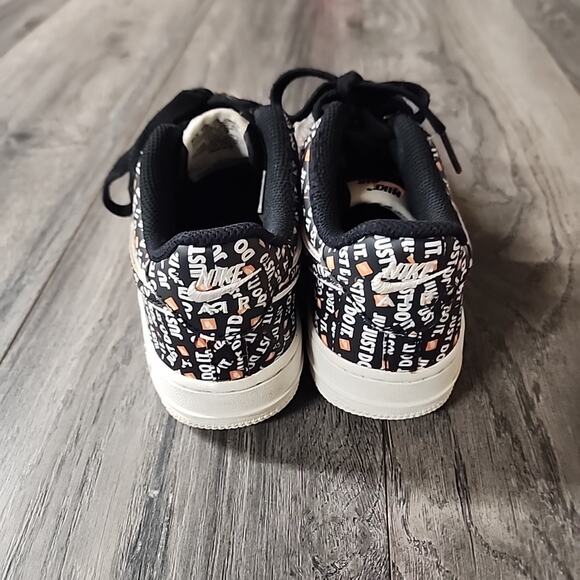Nike Air Force 1 JDI "JUST DO IT” All Over Print Shoes Size 5Y - Picture 3 of 8